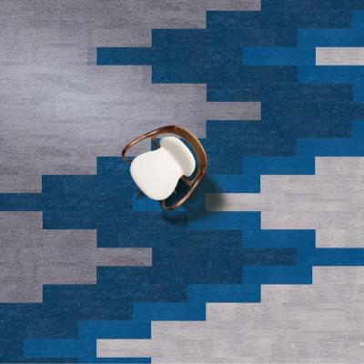 الشركة المصنعة في الصين PinGer Interweave Commercial Carpet  Eco-friendly Backing Flooring Interlocking Carpet Tile